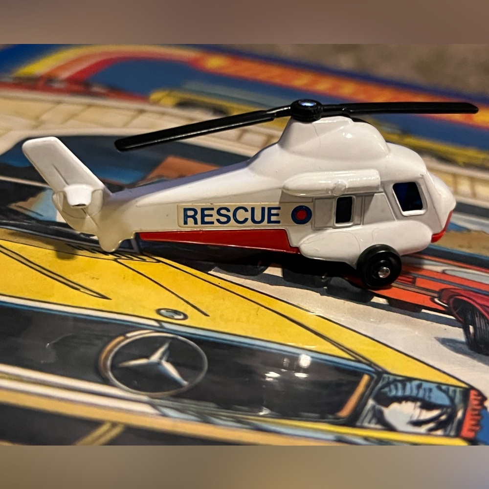 Vintage Matchbox 1975 No 75 Sea Sprite Rescue Helicopter Lesney England